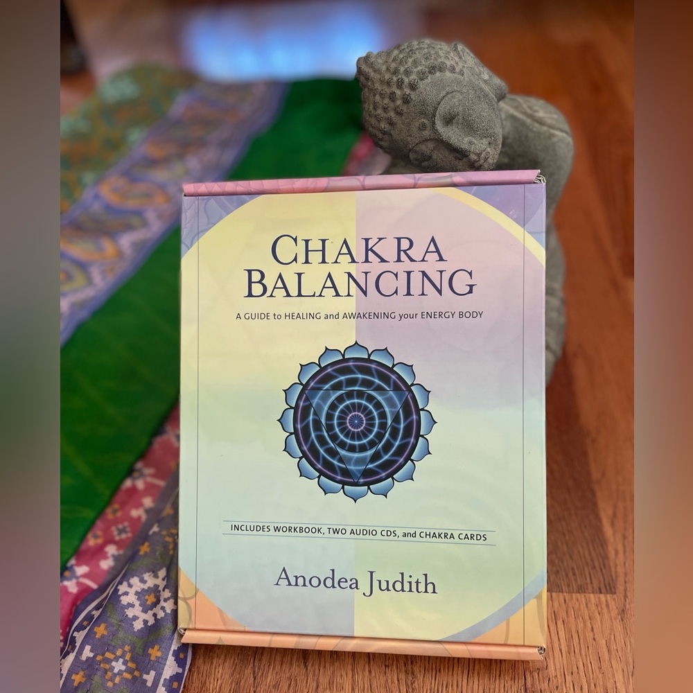 RARE NIB Chakra Balancing Workbook/Guided Meditations AM/PM & Chakra Cards